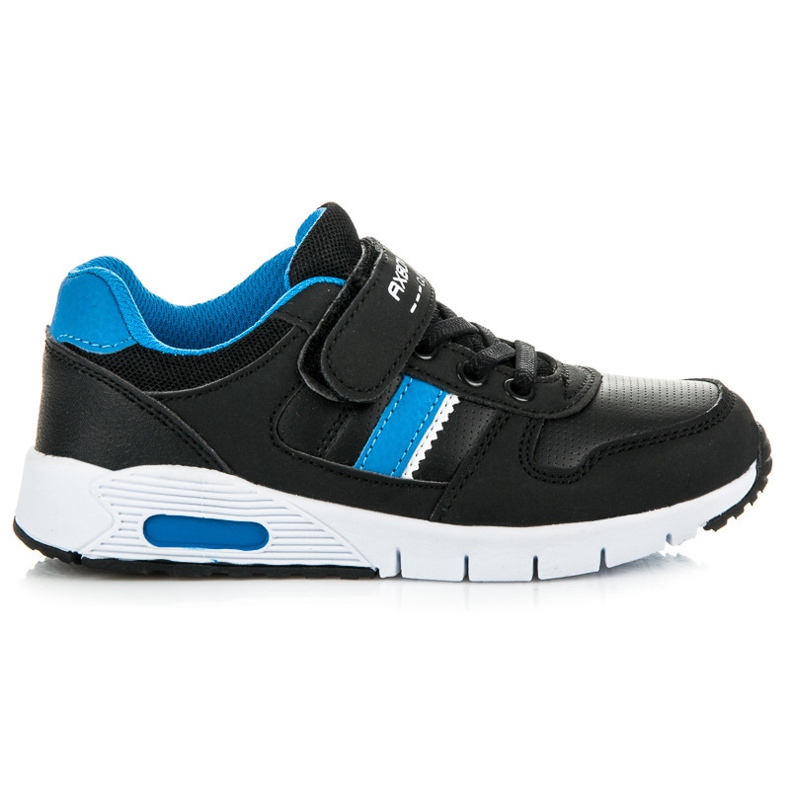 Ax Boxing Scarpe per rilegatura e velcro nero