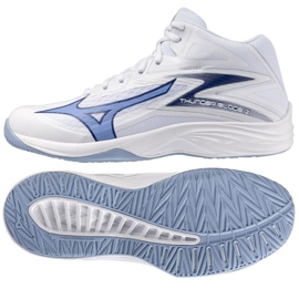 Scarpe a lama Mizuno Thunder con Mid V1GA237597 White bianco