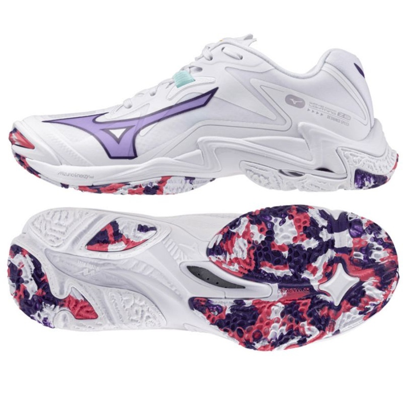 Mizuno Wave Lightning Z8 V1GC240020 Scarpe bianche bianca