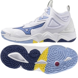 Mizuno Wave Momentum 3 Mid V1GA231797 Scarpe bianche bianca
