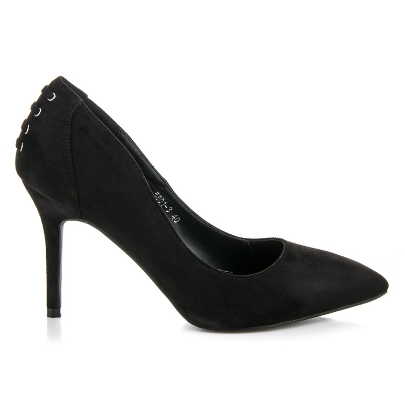 Bestelle Décolleté con rilegatura decorativa nero