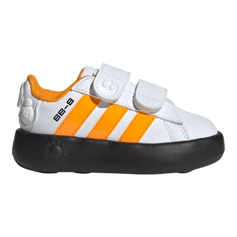 Adidas Droids Grand Court CF e IH1140 SCARPE VELCRO bianca