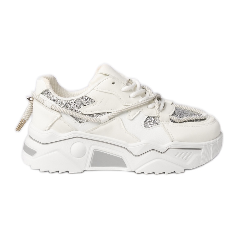 Sneaker bianche sportive da donna bianca
