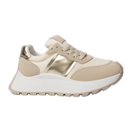 Sneaker sportive beige femminili