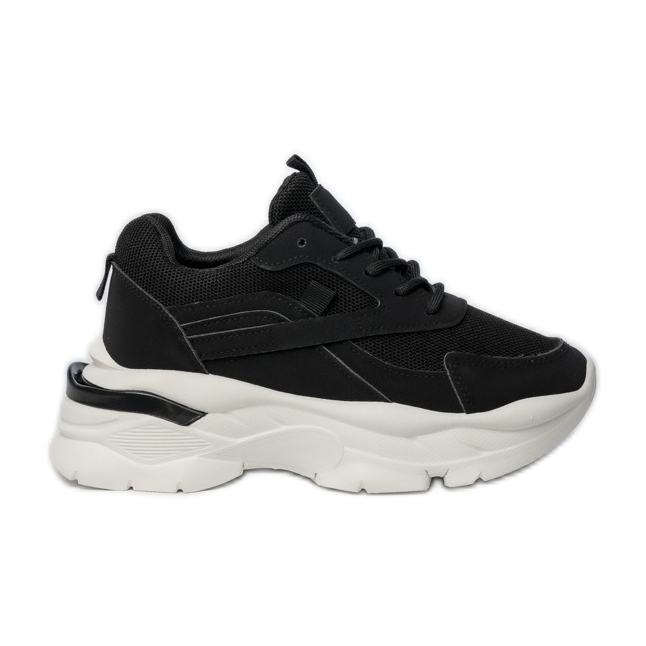 Sneaker sportive nere femminili nero