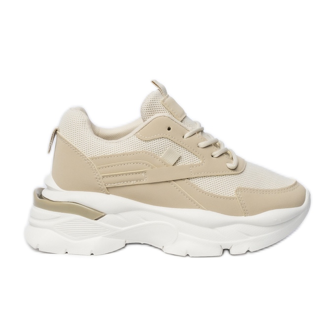 Sneaker sportive beige femminili