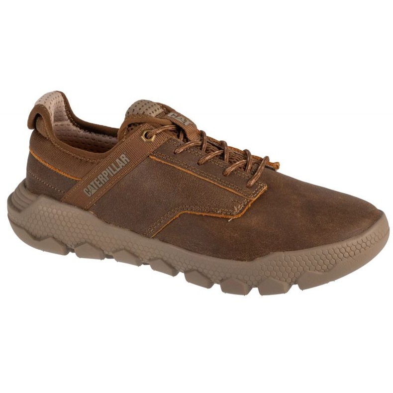 Caterpillar Hex Lite in pelle P726318 Scarpe marroni marrone