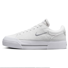 Nike Court Legacy Lift FZ2606-100 Scarpe bianche bianca