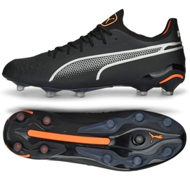 Puma King Ultimate FG/AG 107097 02 Scarpe nere nero