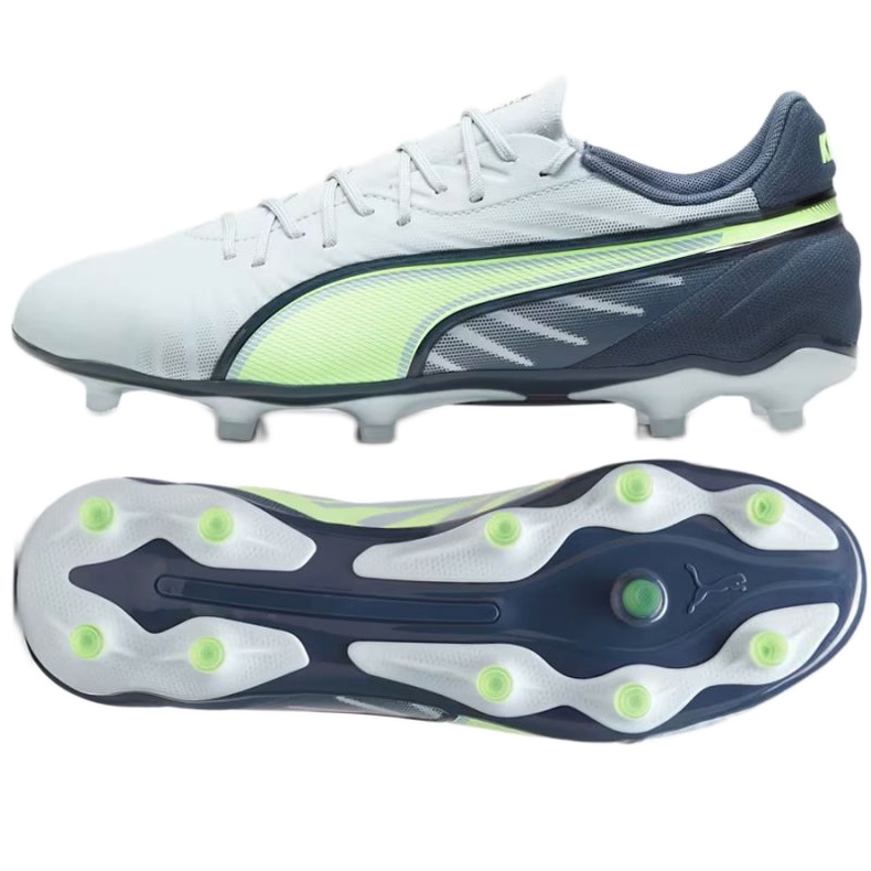 Puma King Match FG/AG 107863-03 Scarpe bianche bianca