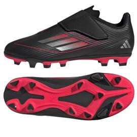 Adidas F50 Club Vel FG/Mg IE3730 Velcro nero