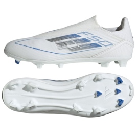 ADIDAS F50 League LL FG/Mg IE1241 Scarpe bianche bianca