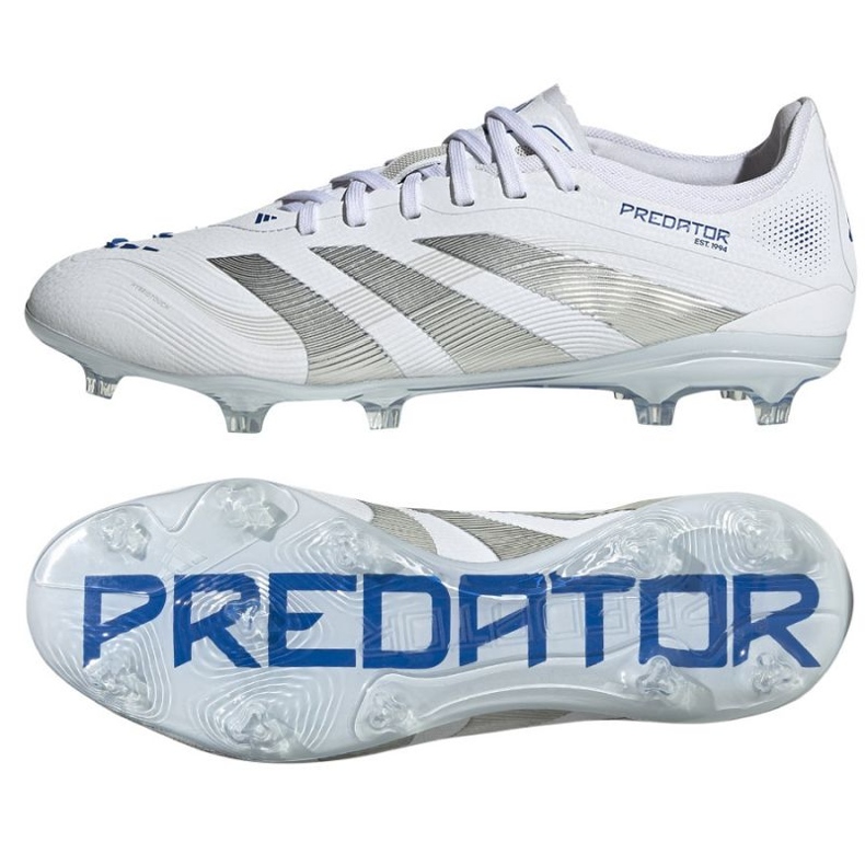 Adidas Predator Pro FG ID3857 bianco e argento bianca