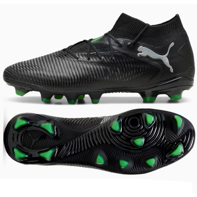 PUMA Future 8 Pro FG/AG 108139-02 Scarpe nere con calza nero