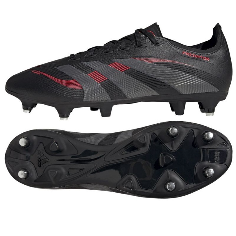 ADIDAS PREVATOR League SG JI1343 Black Shoes nero