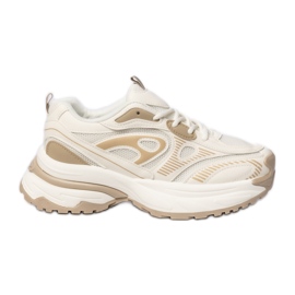 Sneaker sportivi bianchi da donna bianco