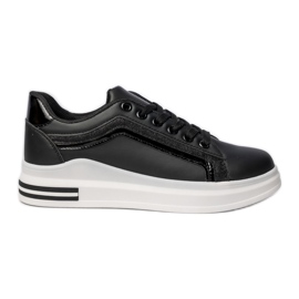 Sneaker sportive nere femminili nero