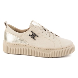 Olivier Sneaker di scarpe da donna Sneaker Beige