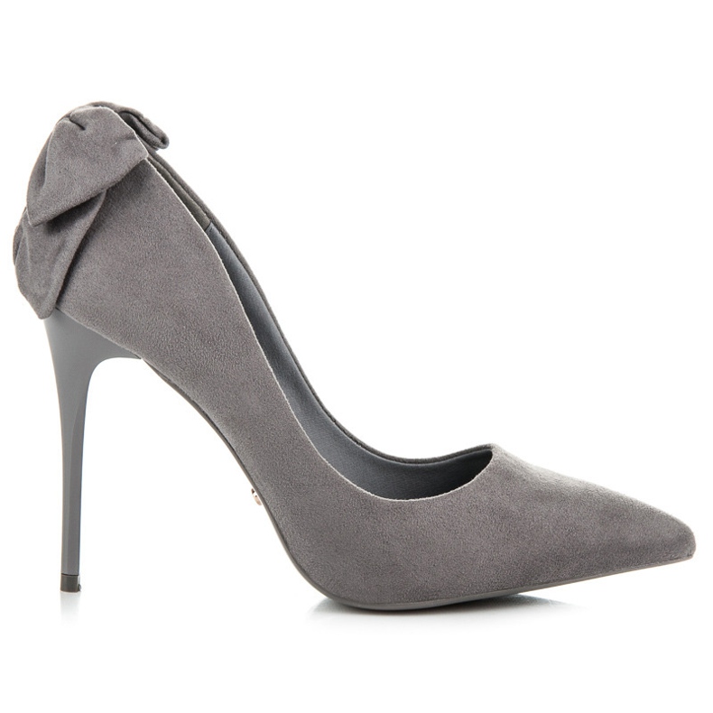 Seastar Tacchi Alti Con Fiocco grigio