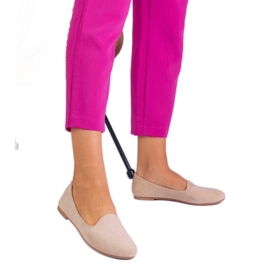Beige Classic Ballerinas di Ekozamszu