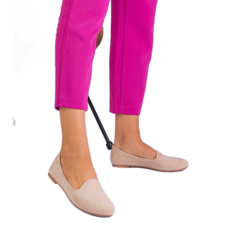 Beige Classic Ballerinas di Ekozamszu