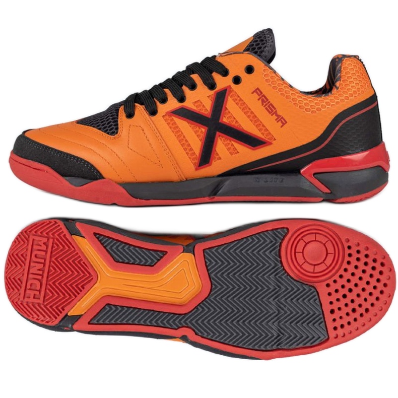 Munich Monaco Prisma 37 in 3116037 Scarpe da calcio di Monaco arancia