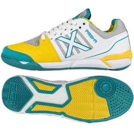 Munich Monaco Prisma 37 in 3116038 scarpe da calcio bianco e giallo
