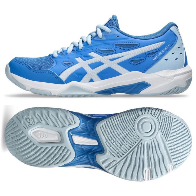 Scarpe da pallavolo in gel asics 11 1072a093 402 blu
