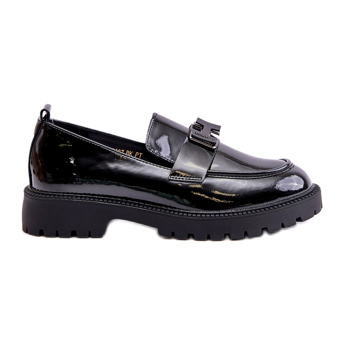 Mocassini in Vernice da Donna Vinceza 62187 Nero