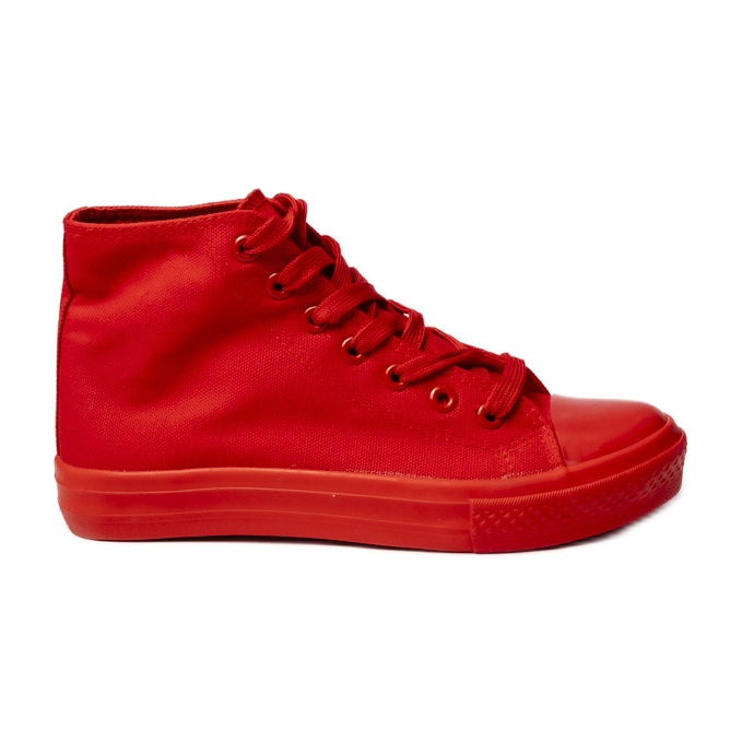 Sneaker da donne rosse classiche rosso