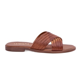Lewski Shoes Cuoio lewski scarpe da donna 3682 cammello marrone