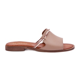 Lewski Shoes Scarpe Lewski 3047 Flip in pelle beige
