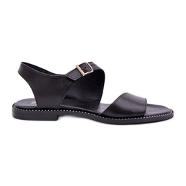 Zazoo 3014 Sandali piatti da donna nero