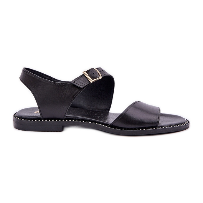 Zazoo 3014 Sandali piatti da donna nero
