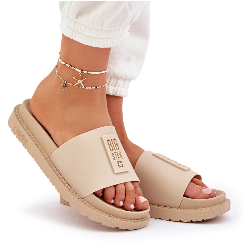 Slifori da donna Big Star LL274A210 beige