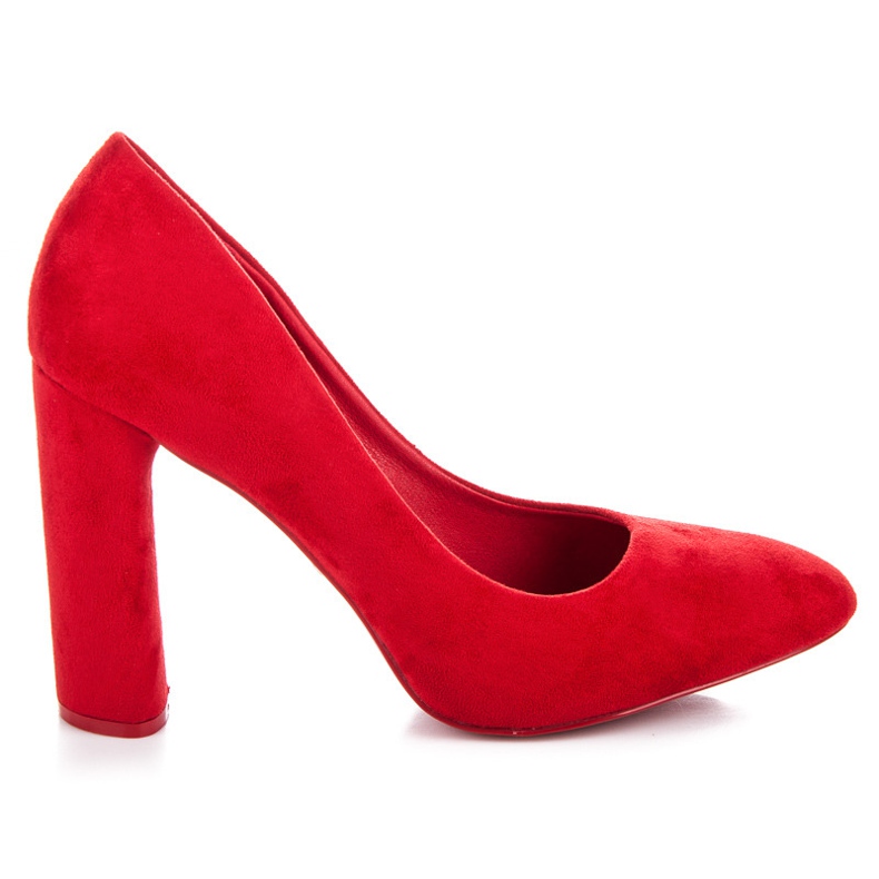 Seastar Décolleté in camoscio rosso