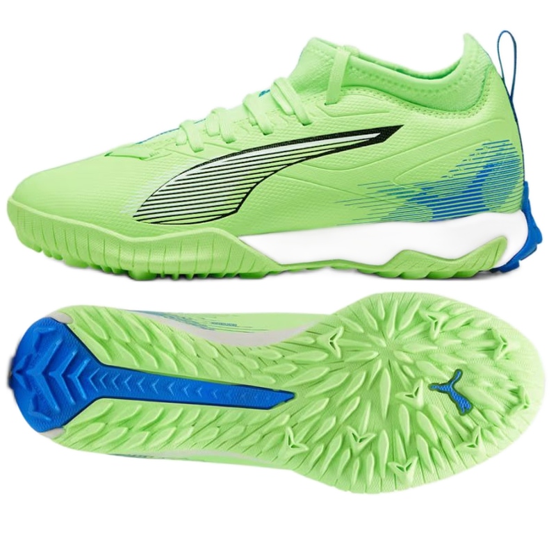 PUMA Ultra 5 Match TT+ Mid 108097-03 Scarpe verdi verde