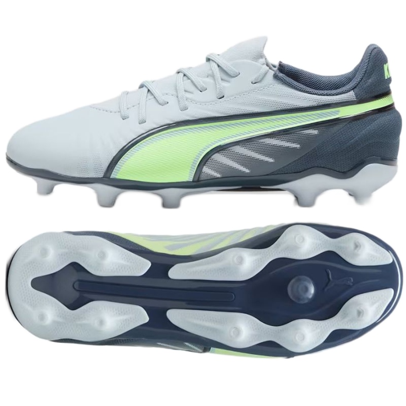 Puma King Match Jr FG/AG 108048-03 Scarpe bianche bianca