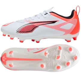PUMA ULTRA 5 Play FG/AG 108170-01 Scarpe bianche bianco