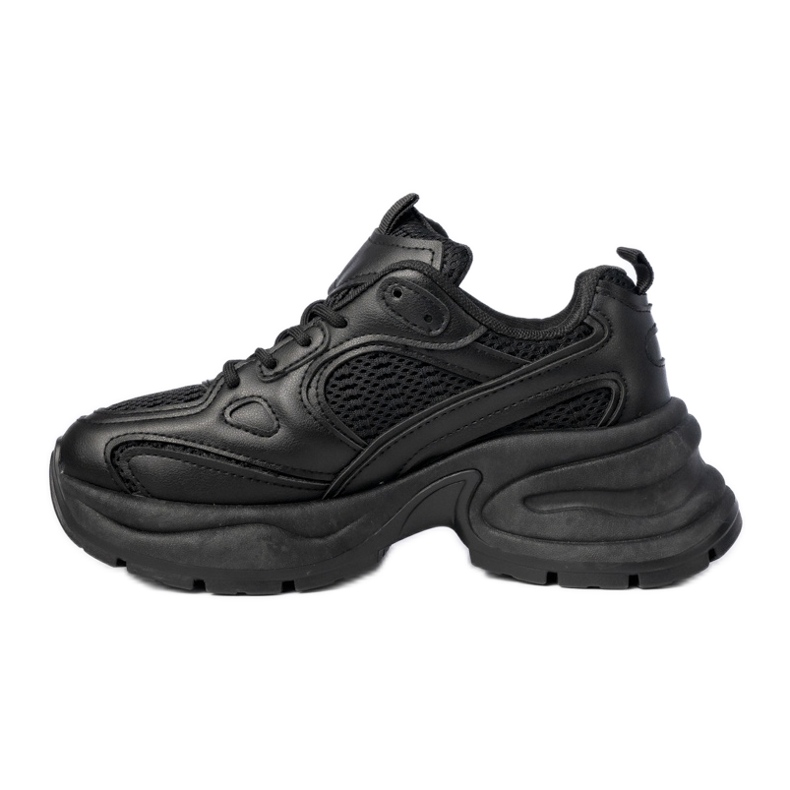Sneaker sportive nere femminili nero