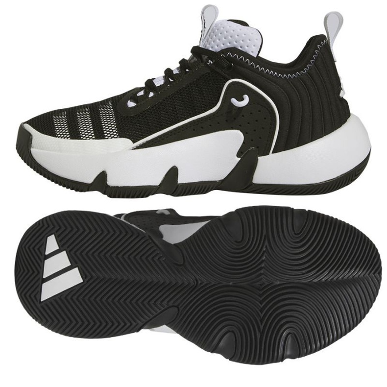 Scarpe da basket illimitate adidas trae ie2146 nero