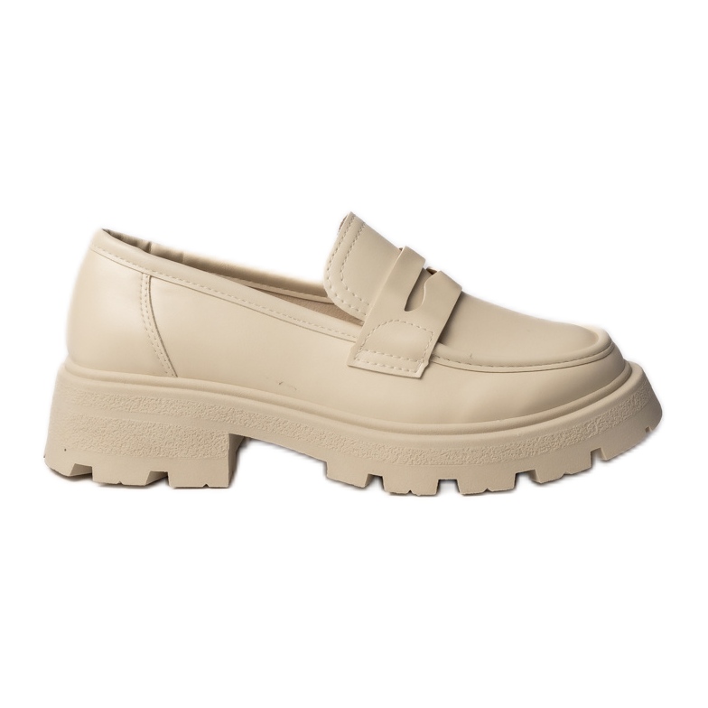 Femminile via giulia beige mocassini