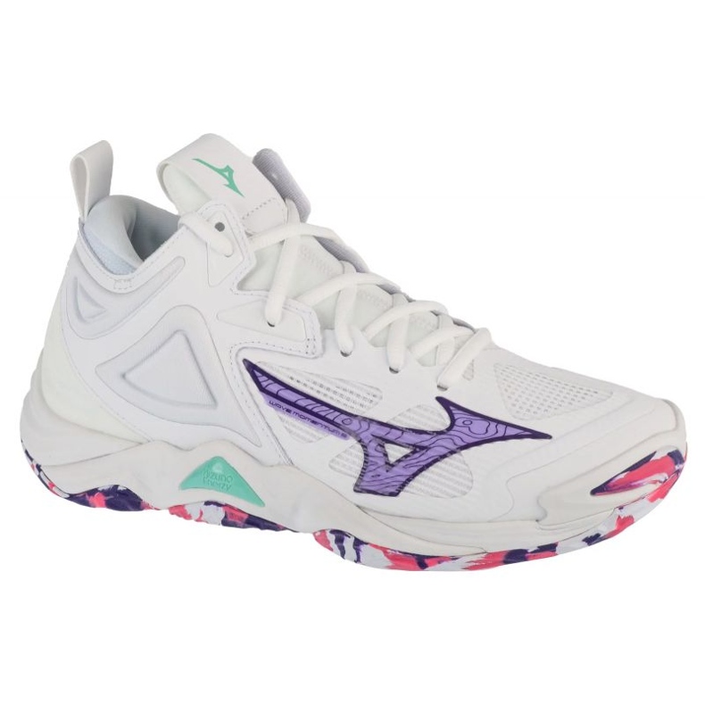 Mizuno Wave Momentum 3 Mid V1GC231720 Scarpe bianche bianca