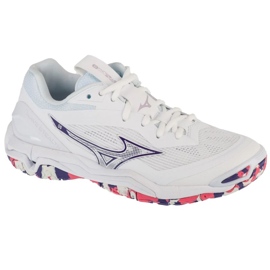 Mizuno Wave Stealth 6 X1GB243020 Scarpe bianche bianco
