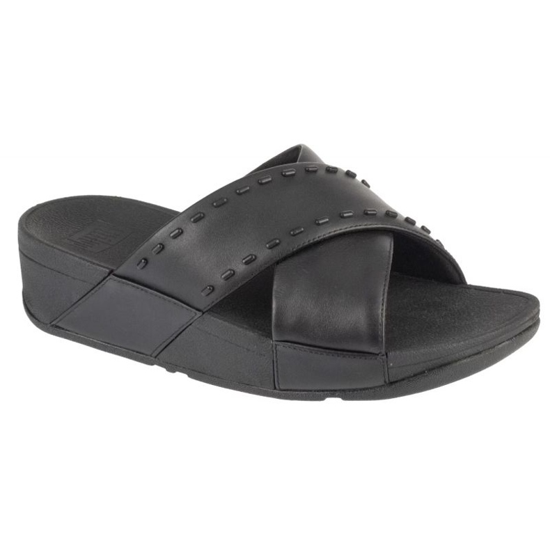 Fitflop Lulu Rubber-Stud-Stud GB2-001 Scarpe nere nero