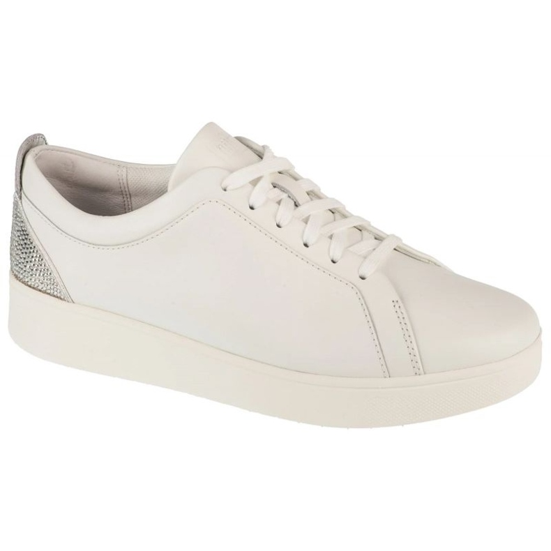 Sneaker Crystal Rally Fitflop Hy8-610 con zirconi bianca