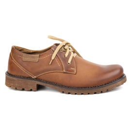 Scarpe da uomo in pelle Olivier 312GT marrone