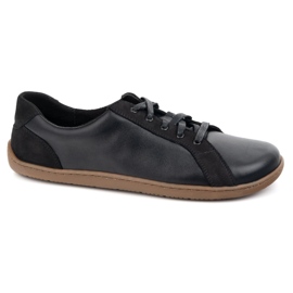 Scarpe a piedi nudi in pelle minimalista wasak 0743w nero