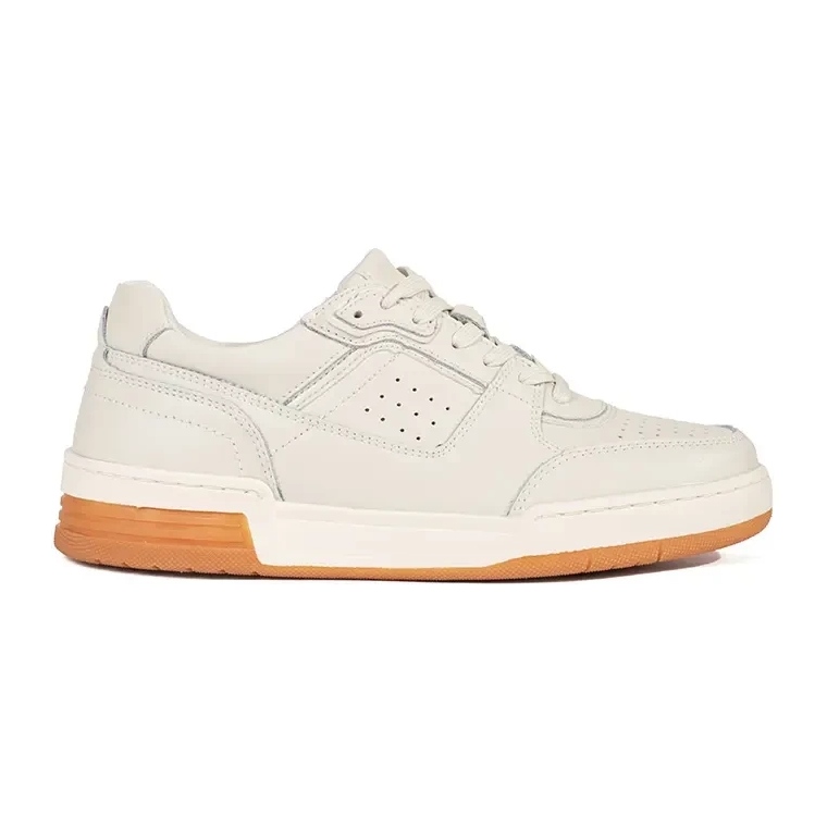 Sneakers platform beige chiaro