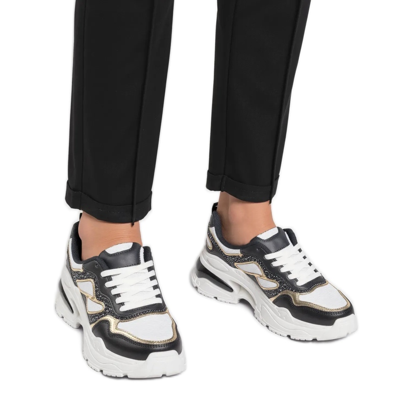 Sneaker glam nere nero